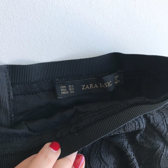LASTCALL: Zara lace skirt in black - Picture 5 of 5